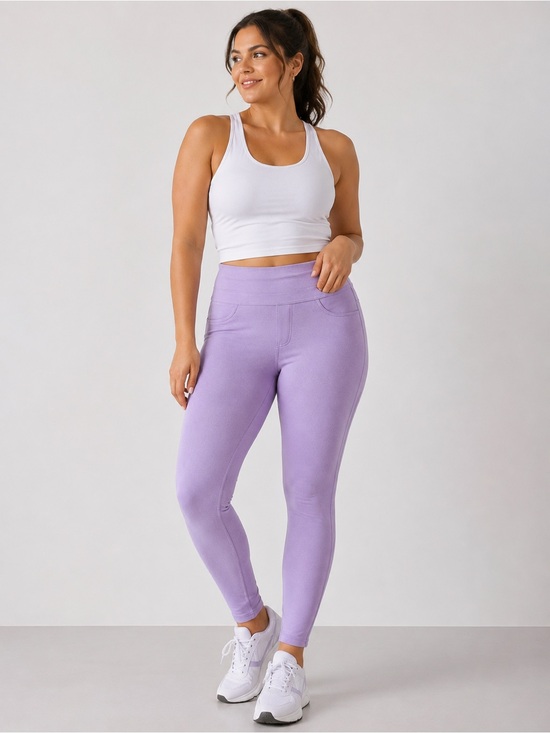 So iLL Pants - So iLL x Meagan Martin 4 Way Stretch Flex Leggings | Lavender | Size Large